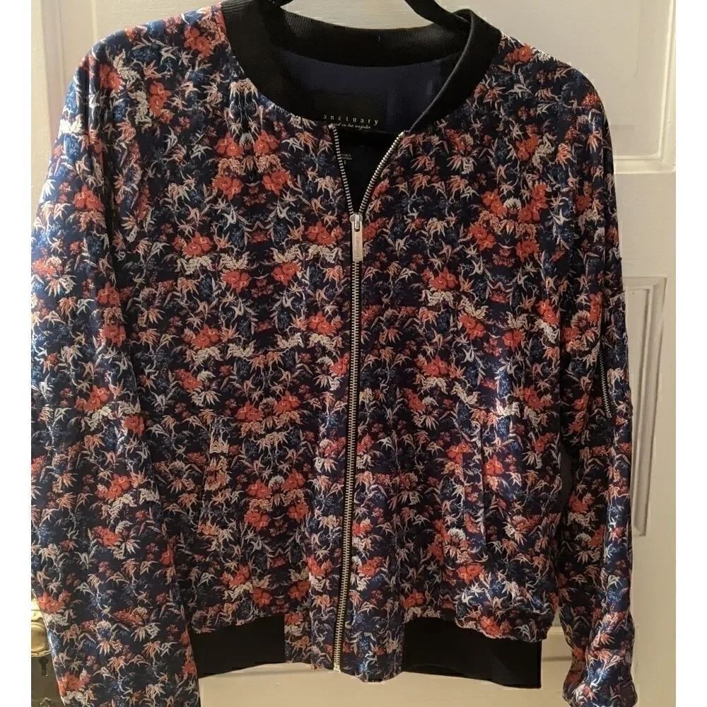 Sanctuary women's floral print bomber jacket